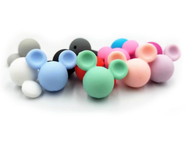 Mouse Silicone Beads