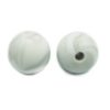 15mm round silicone beads marble