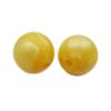 15mm round silicone beads golden