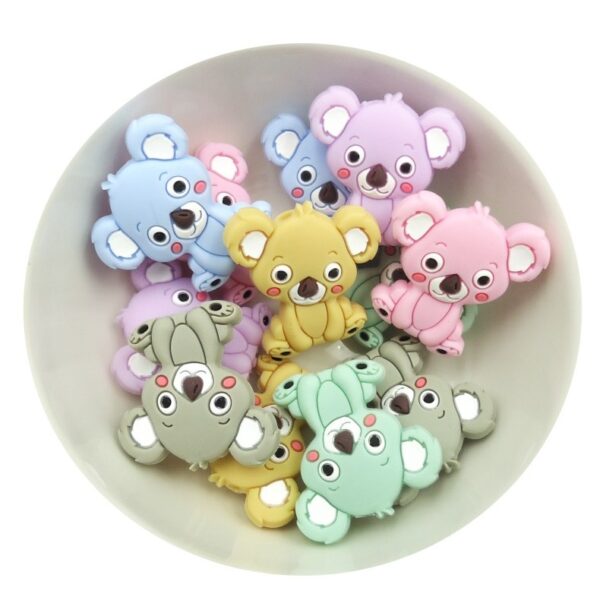 Koala silicone bead