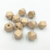 Beech Wood Hexagon Beads