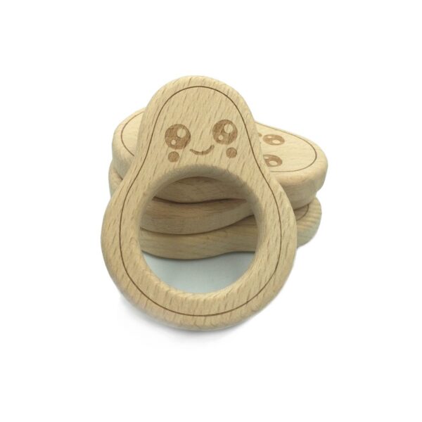 Beech Wood Teethers-Avocado