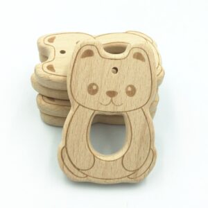 Beech Wood Teddy bear Teether