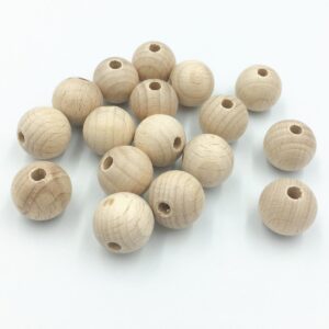 Beech Wood Round Beads