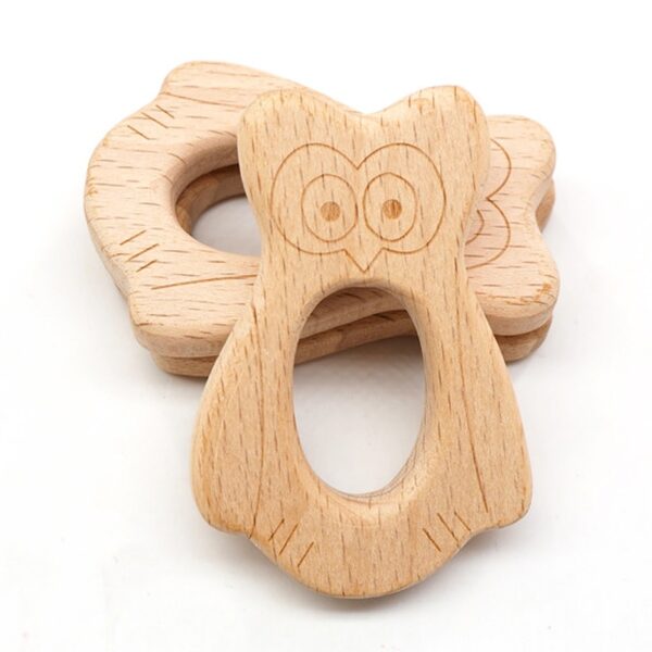 Beech Wood Owl teethers