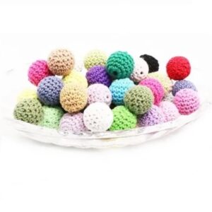 Crochet beads 20mm