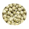 golden leopard silicone bead