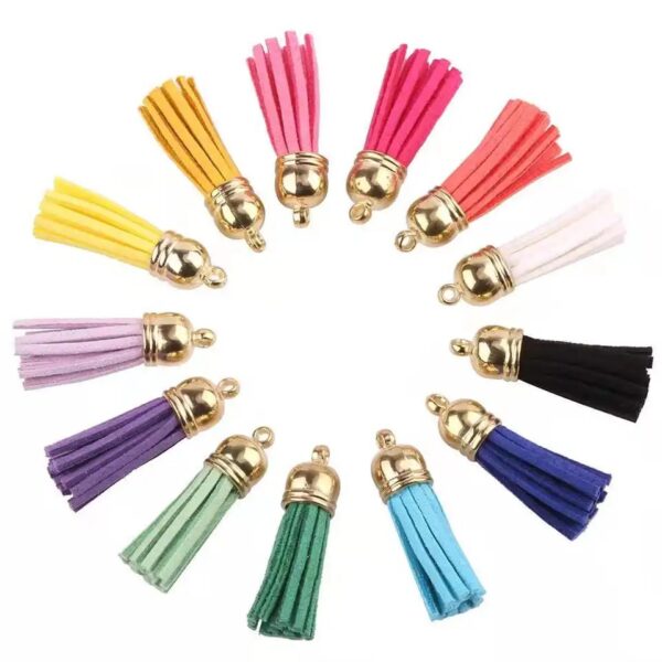 Faux Suede Tassels 30 mm