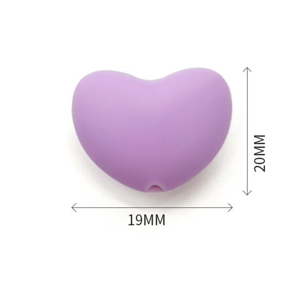 Heat shaped silicone bead 19mm - Image 2