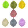 Silicone leaf beads