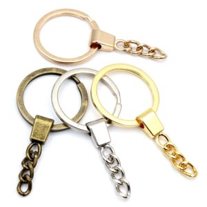 Key rings with chain