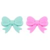 Silicone bow beads