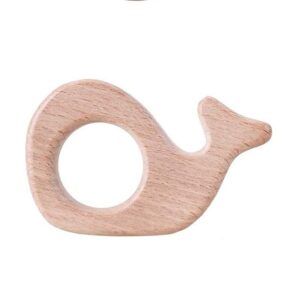 Beech Wood Whale Teethers