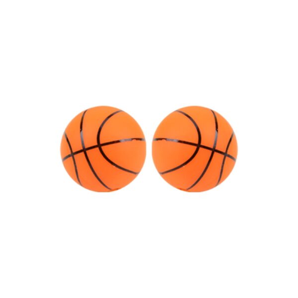 Basketball silicone beads Φ15mm