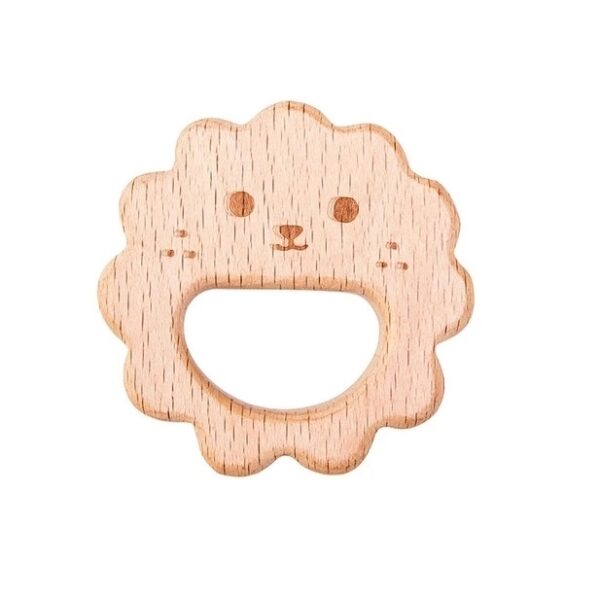 Beech wood Teethers-Lion