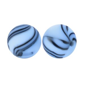 12mm round silicone beads -“Jupiter”