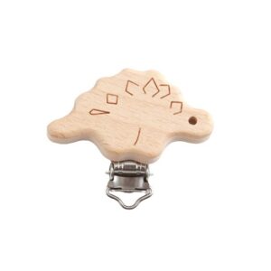 Beech Wood Pacifier clip-Goat