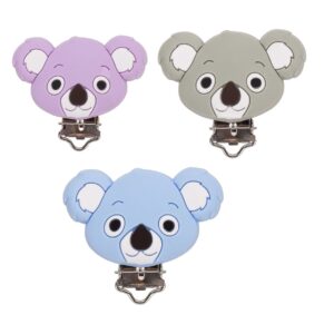 Pacifier clips silicone -Koala