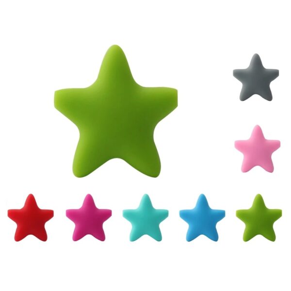 Star Silicone Beads