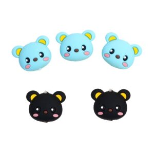 Teddy bear silicone beads