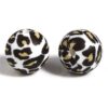 15mm Silicone beads-Leopard