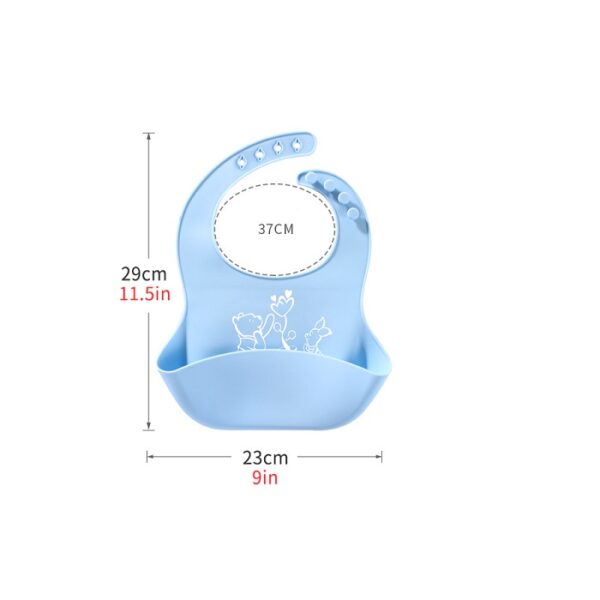 Silicone Bibs for Babies 29x23cm - Image 2