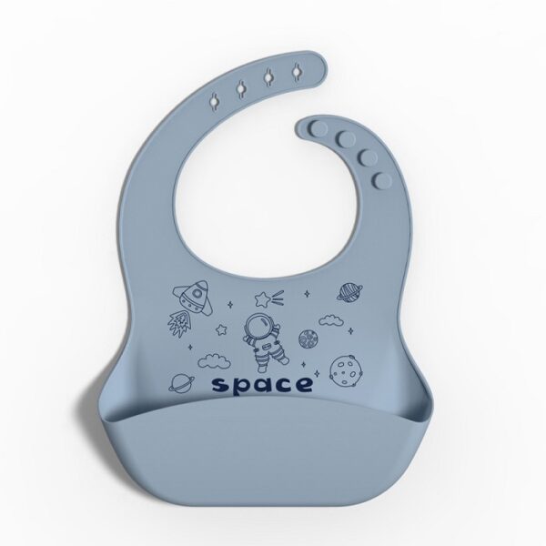 Silicone Bibs for Babies-astronaut