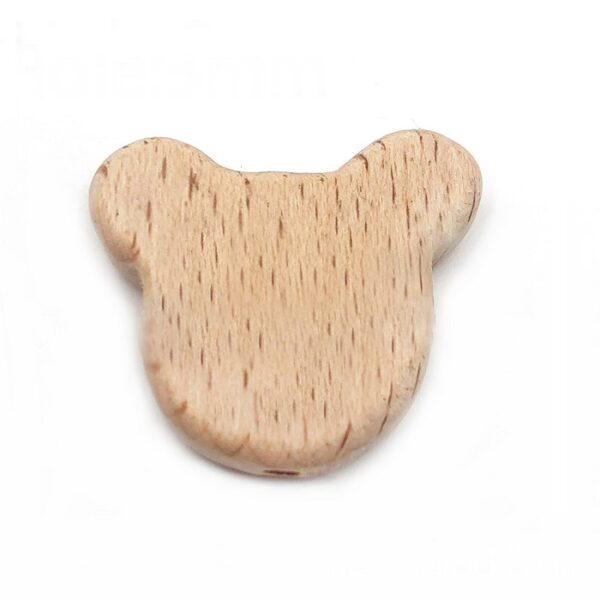 Beech Wood Mickey Bead