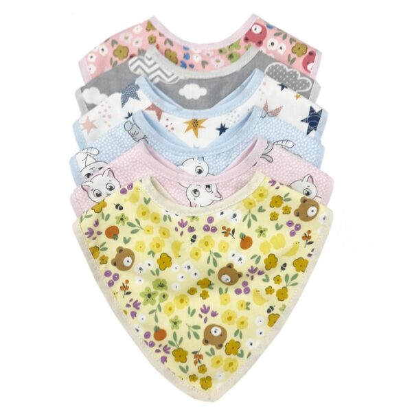 Cotton triangle bib